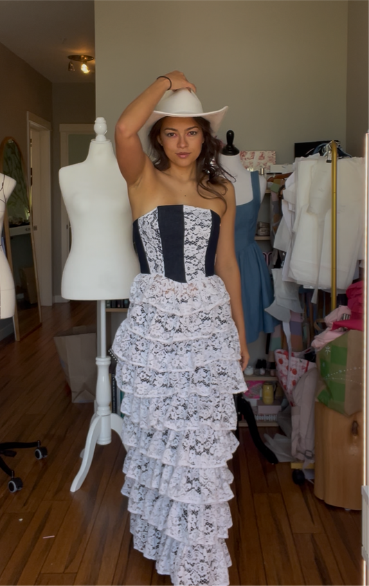 Liberty & Lace Gown Set